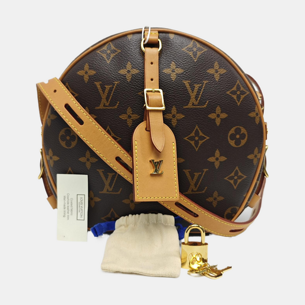 BOITE CHAPEAU MM Monogram Coated Canvas Brown