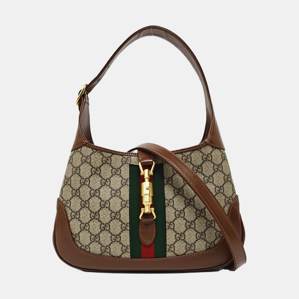 Jackie 1961 Small Monogram Coated Canvas Beige
