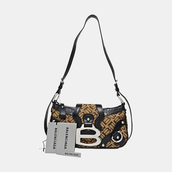 Le Cagole Small Fabric Brown
