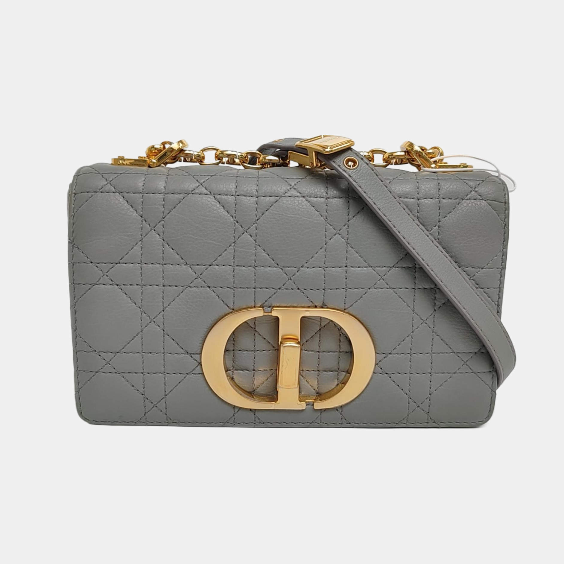 Dior Caro Small Cannage Calfskin Blue