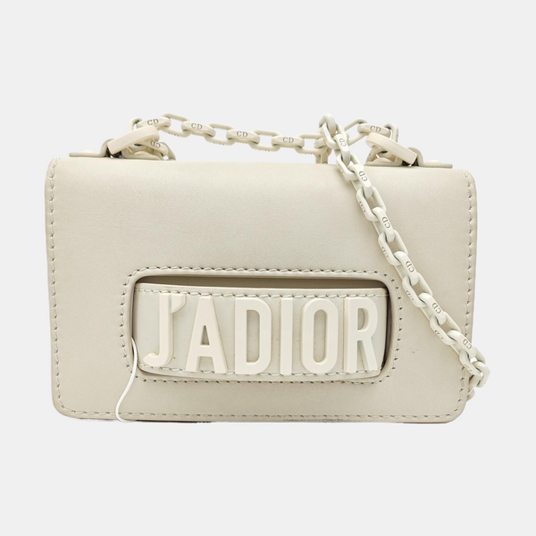 J'adior Calfskin White