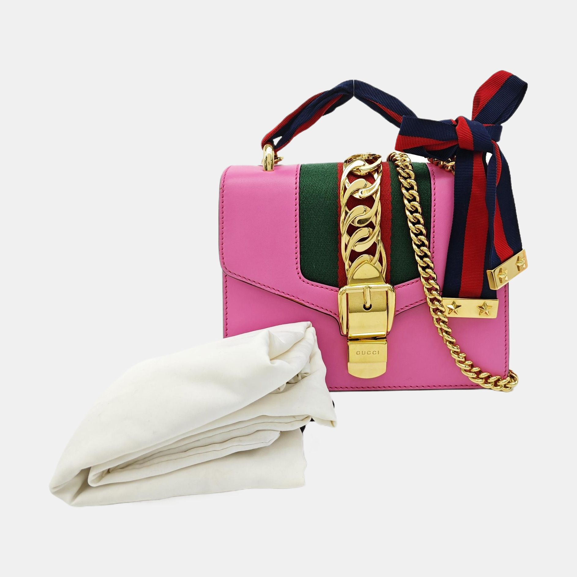 Sylvie Mini Calfskin Pink