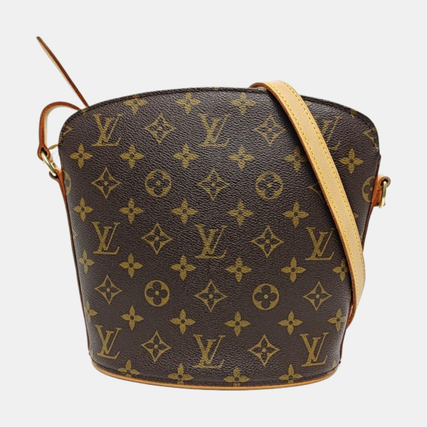 DROUOT Monogram Coated Canvas Brown