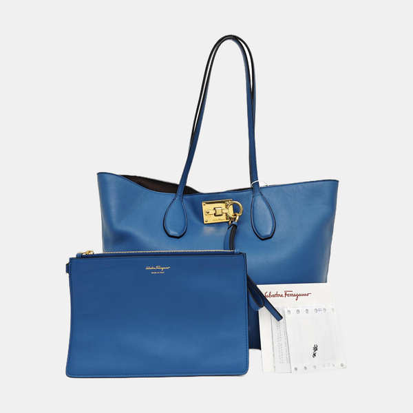 Ferragamo Studio Calfskin Blue