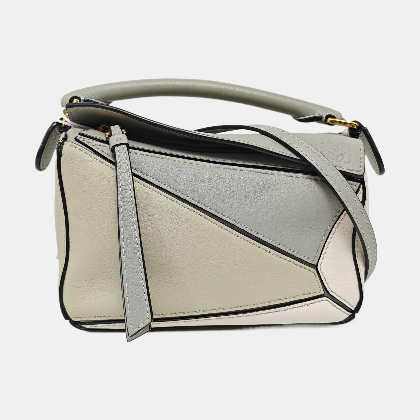 Puzzle Mini Calfskin Multicolor