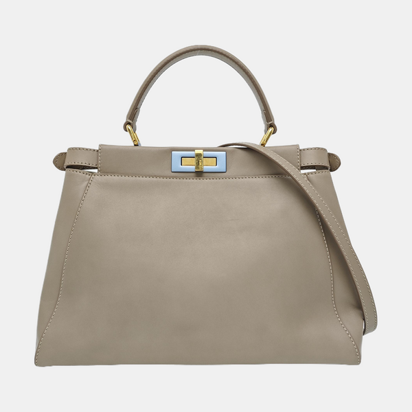 Peekaboo Medium Calfskin Beige