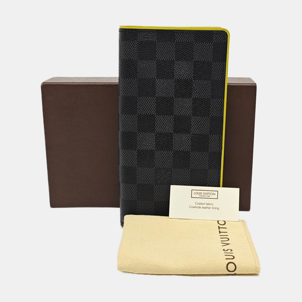 ALEXANDRE Damier Graphite Coated Canvas Gray Wallet