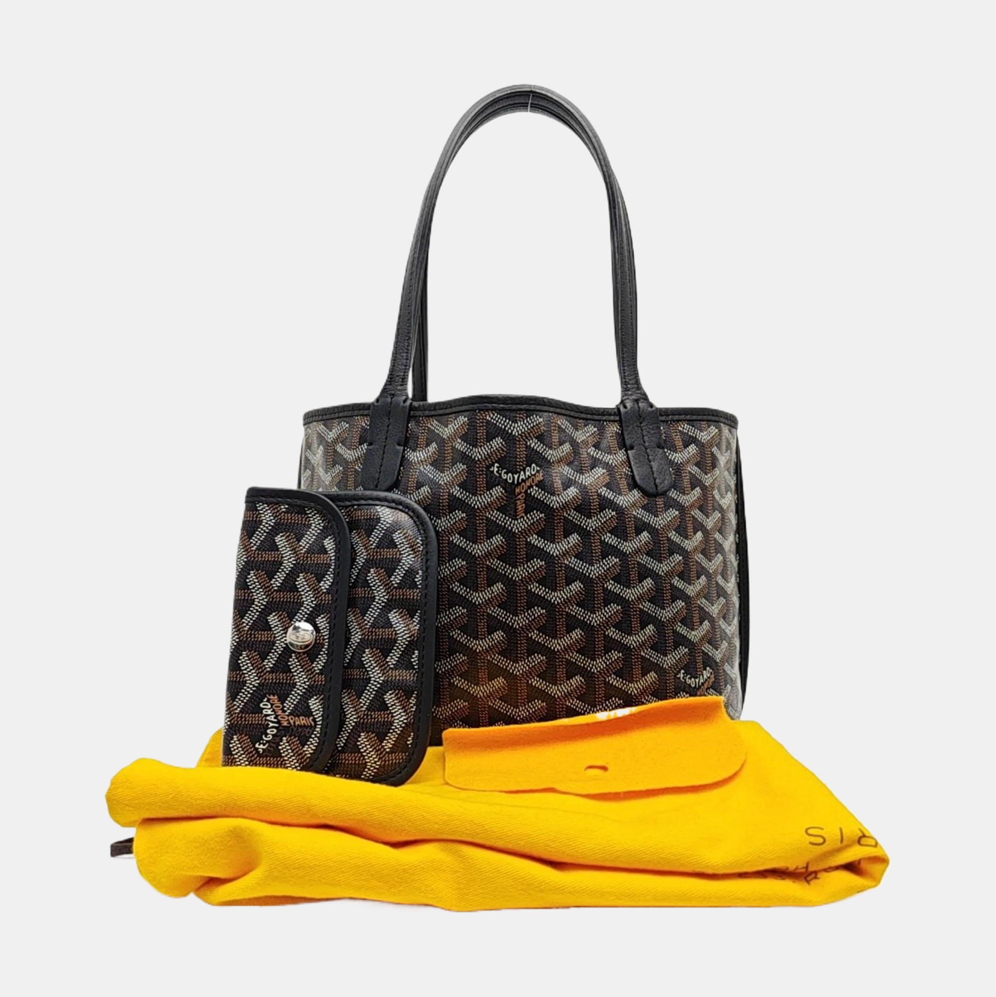 Anjou Mini Coated Canvas Black