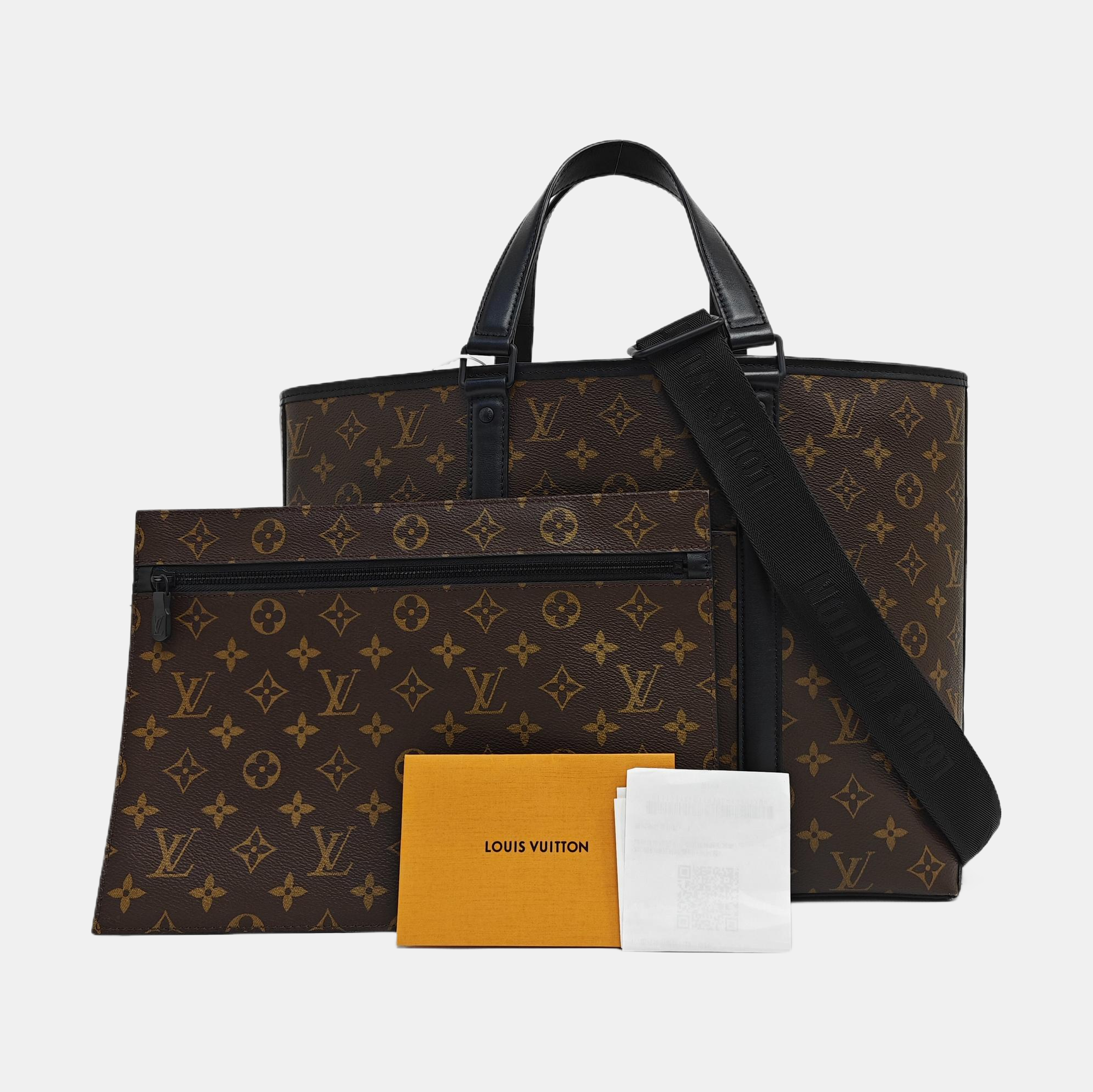 WEEK-END PM Monogram Coated Canvas Brown
