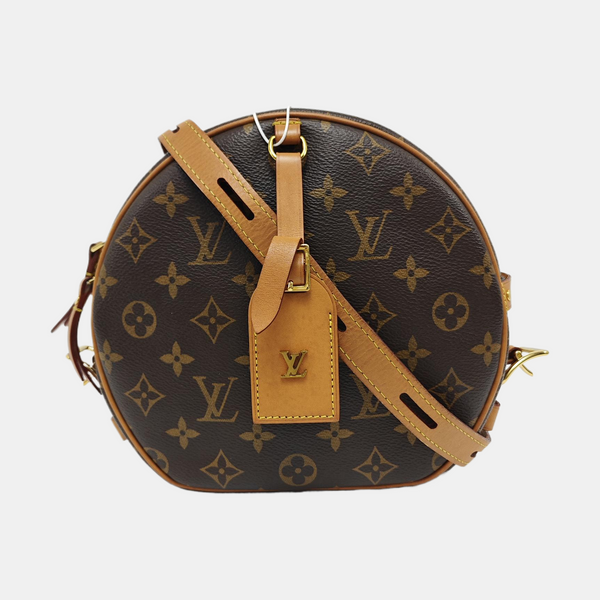 BOITE CHAPEAU MM Monogram Coated Canvas Brown
