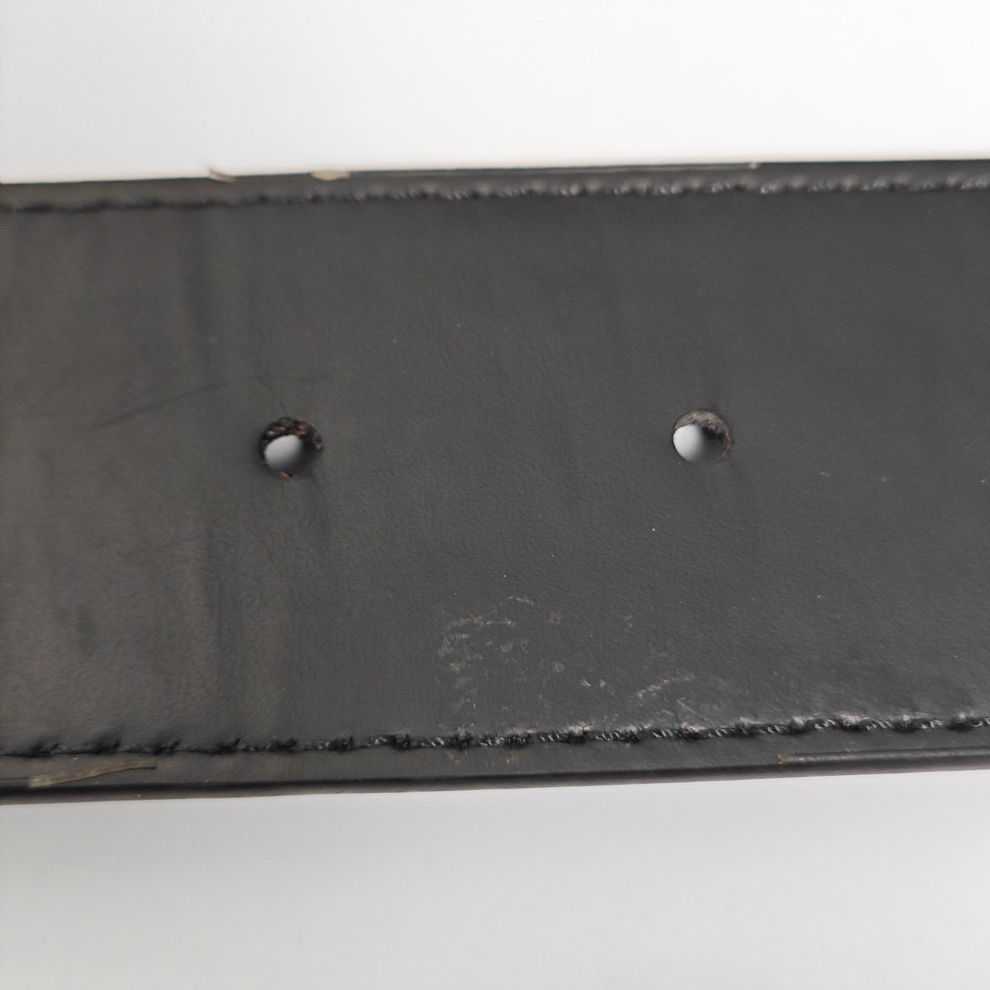 Coated Canvas Belt Black
