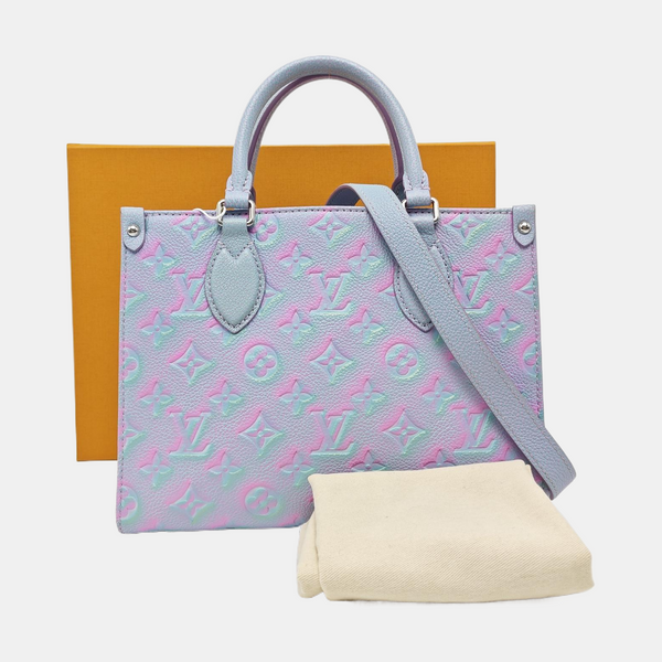 ONTHEGO PM Monogram Calfskin Blue