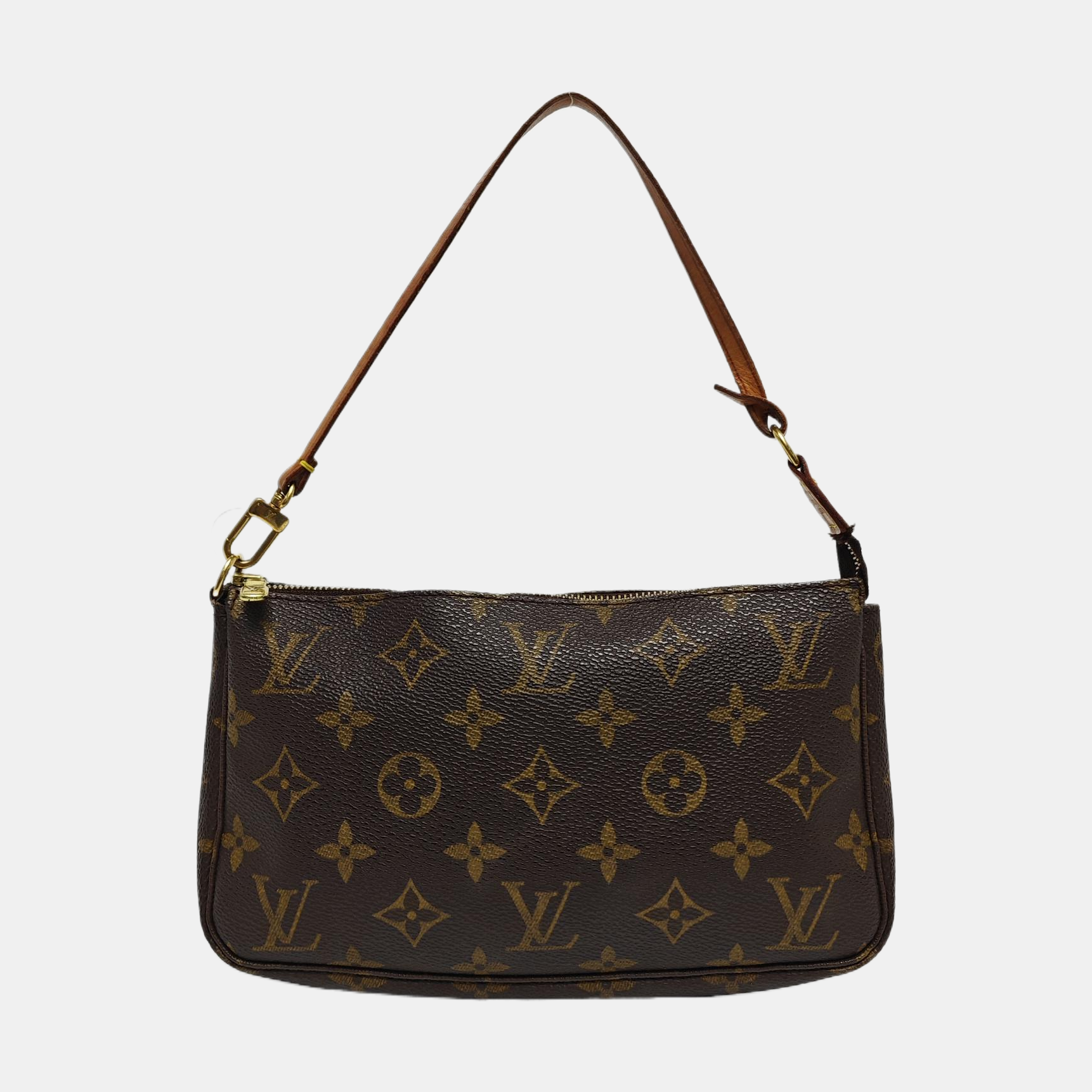 ACCESSOIRES Monogram Coated Canvas Brown