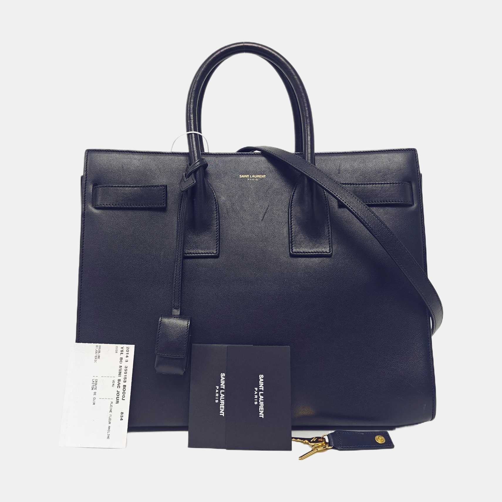 Authenticated pre-owned  SAC DE JOUR Small Calfskin Blue - Shoulder Bag at Looply