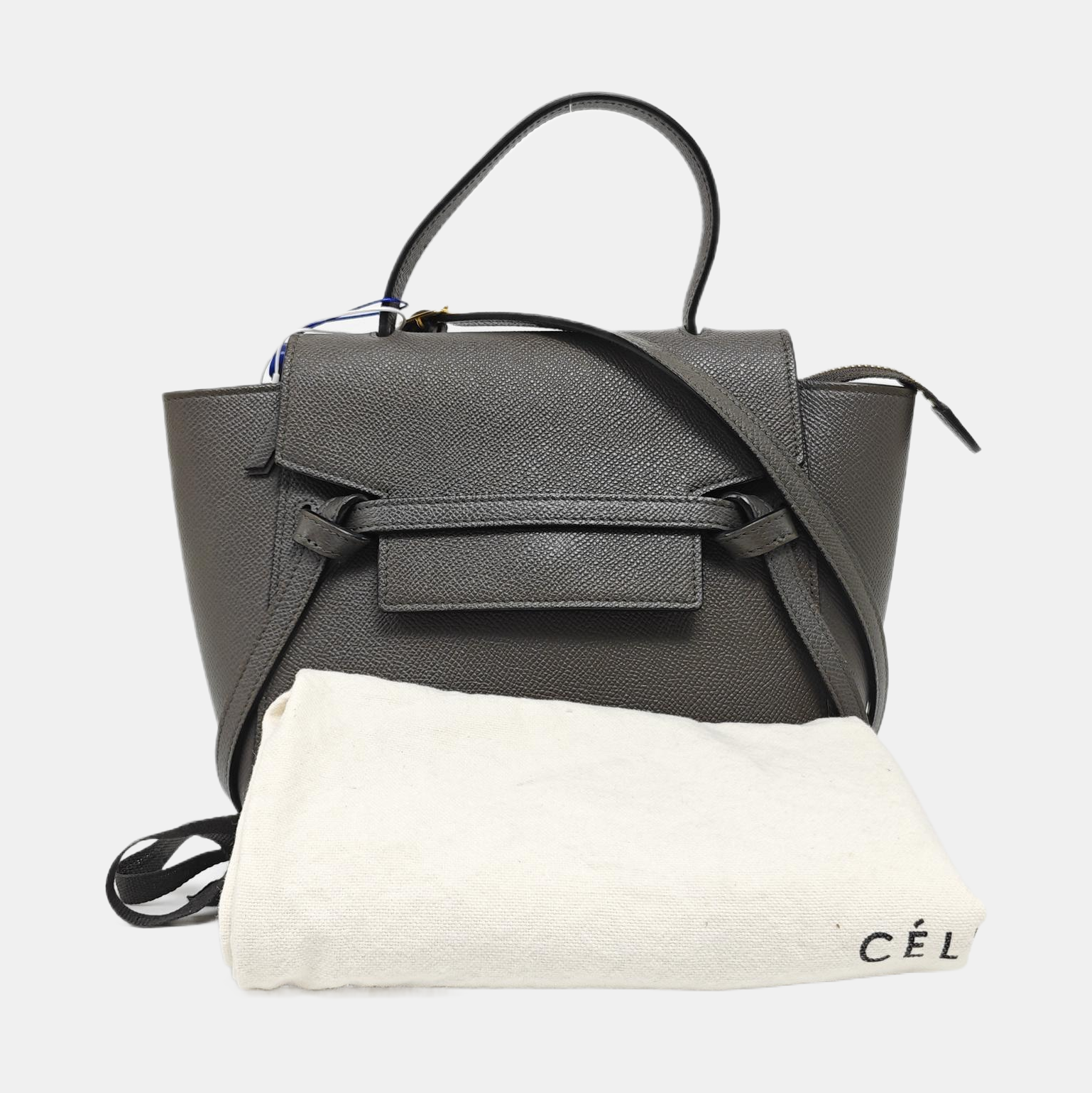 BELT Nano Calfskin Gray