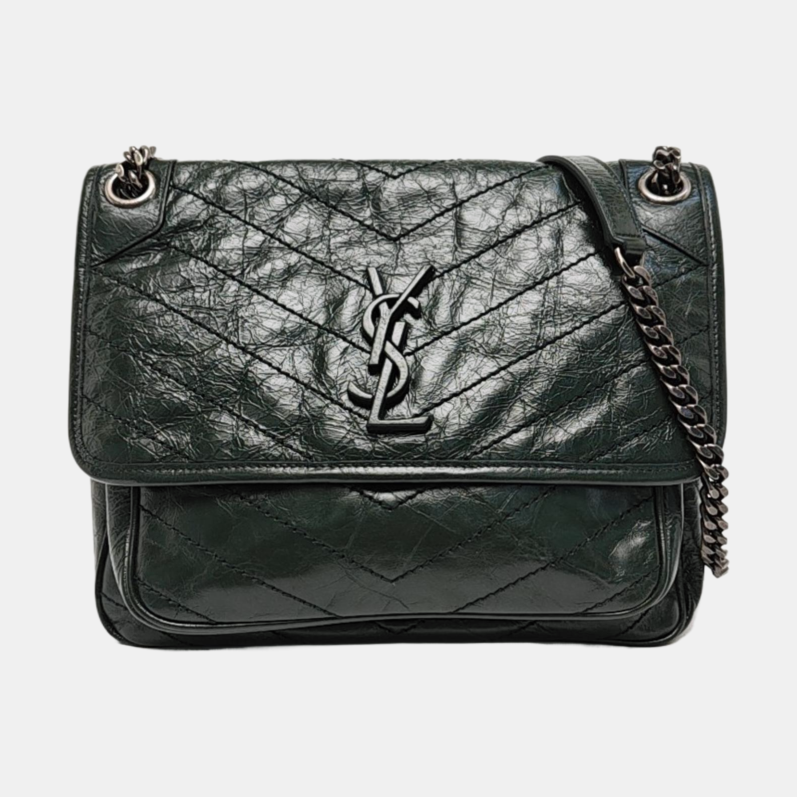 NIKI Medium Calfskin Green