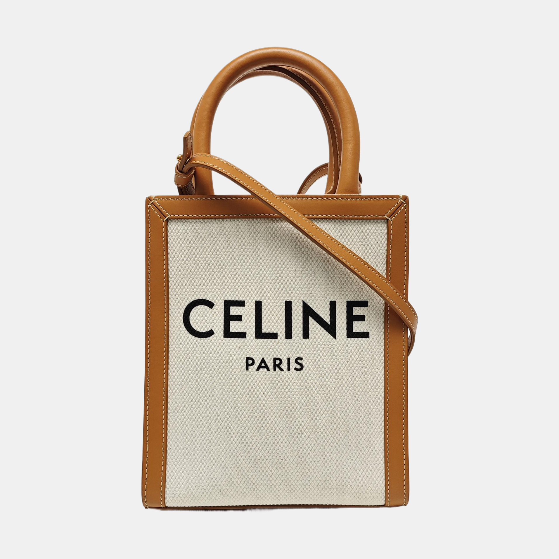 CABAS CELINE Mini Canvas White