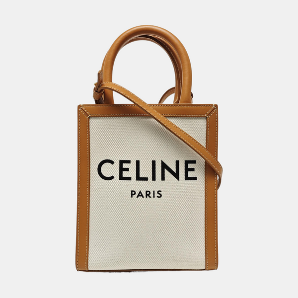 CABAS CELINE Mini Canvas White