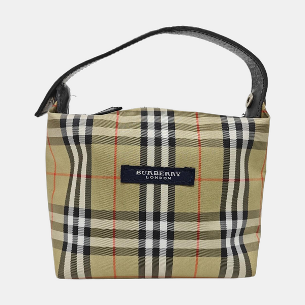 Canvas Top Handle Bag Beige
