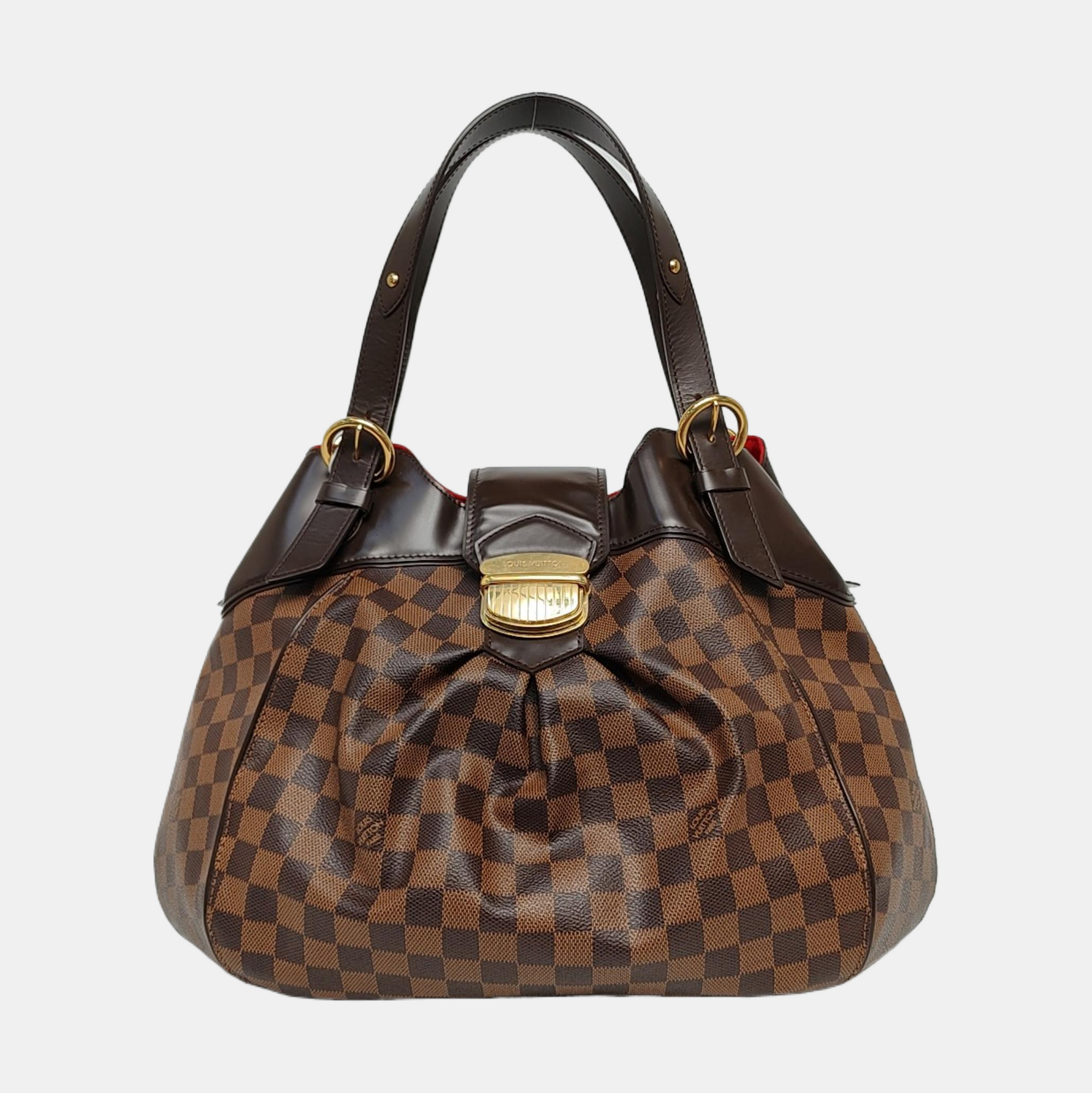 SISTINA GM Damier Ebene Coated Canvas Brown