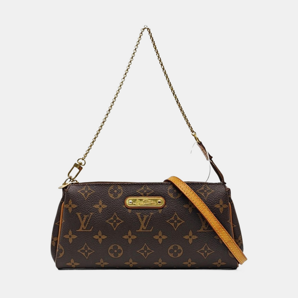 EVA Monogram Coated Canvas Brown