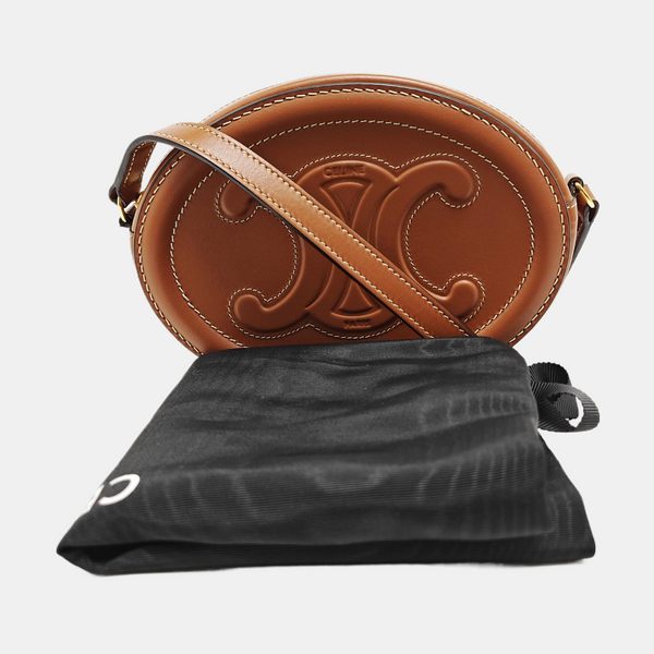TRIOMPHE Small Calfskin Brown
