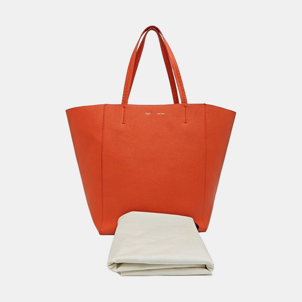 VERTICAL CABAS Small Calfskin Red