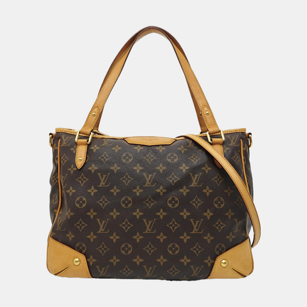ESTRELA GM Monogram Coated Canvas Brown