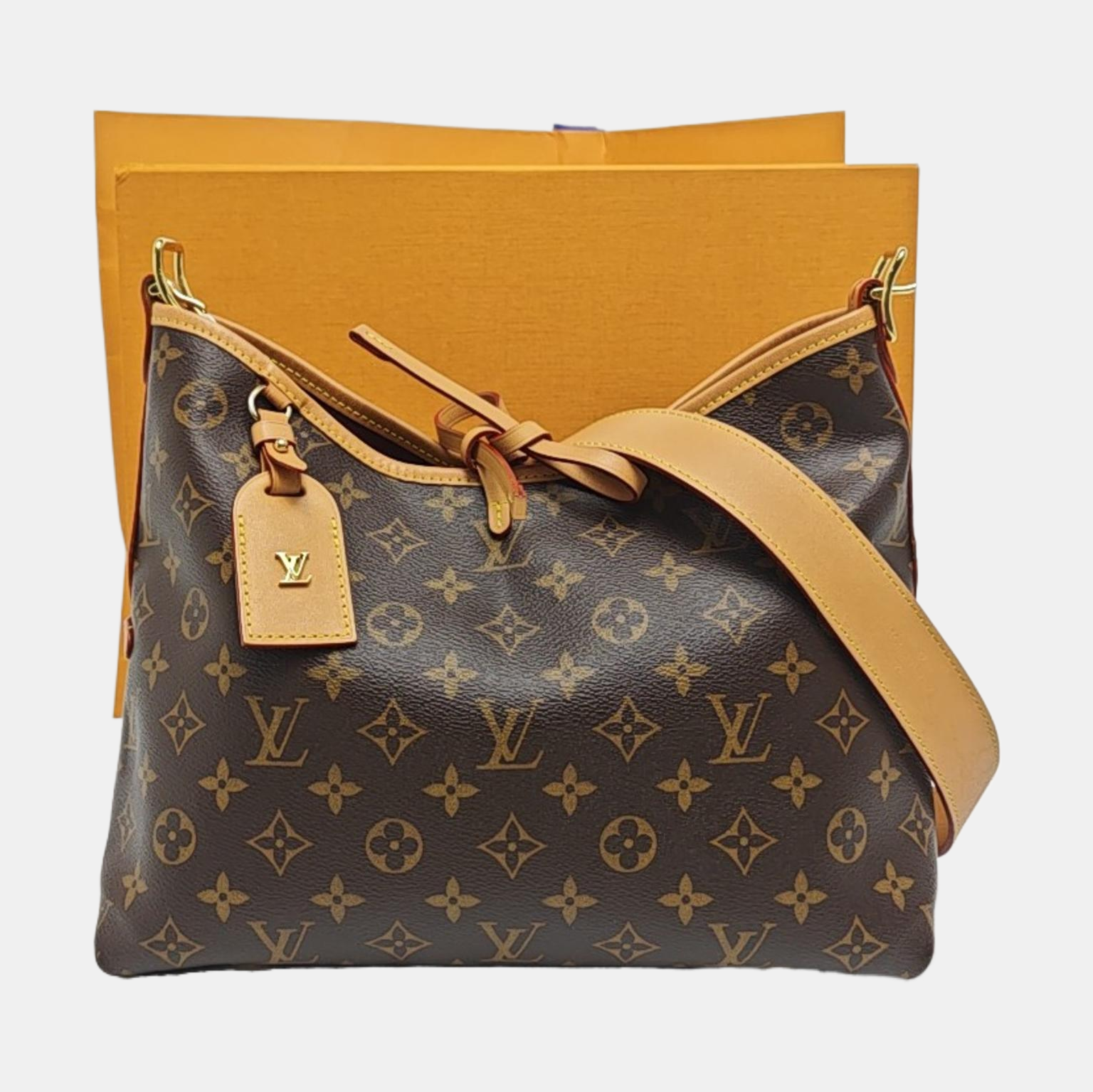 CARRYALL PM Monogram Coated Canvas Brown