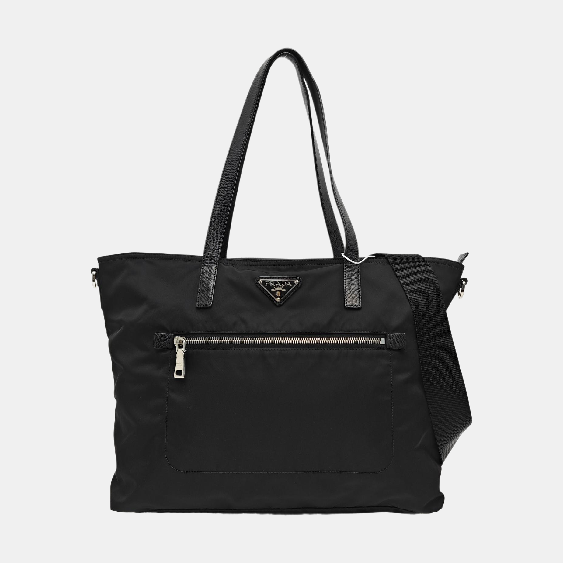 Nylon Shoulder Bag Black