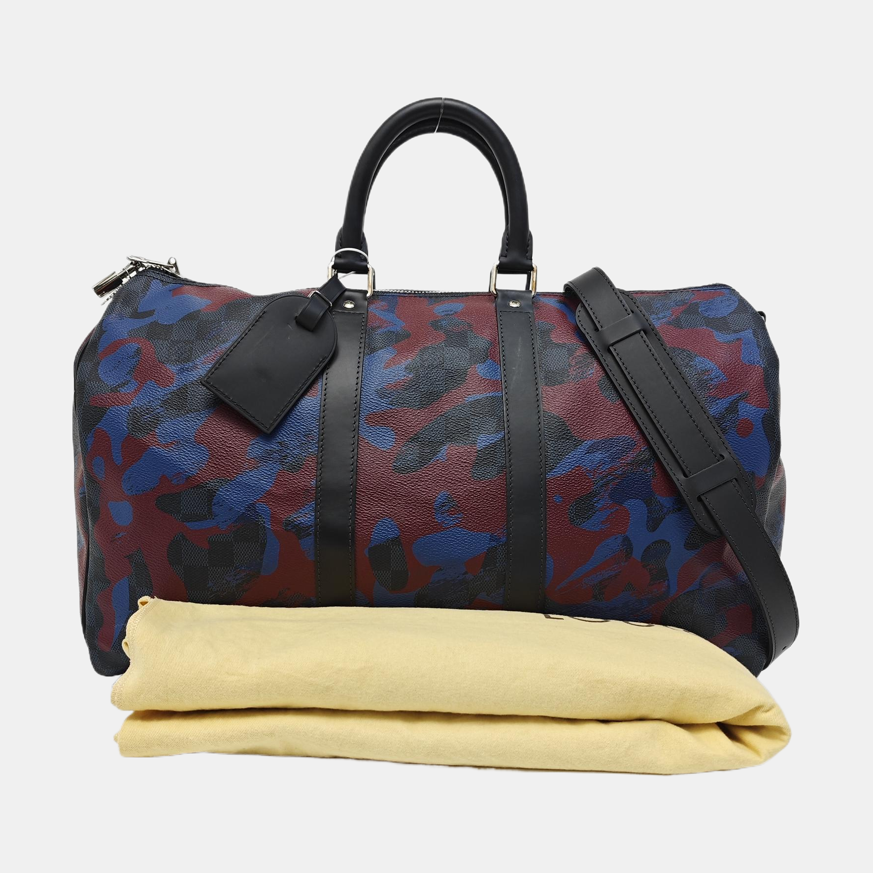 Damier Coated Canvas Shoulder Bag Multicolor
