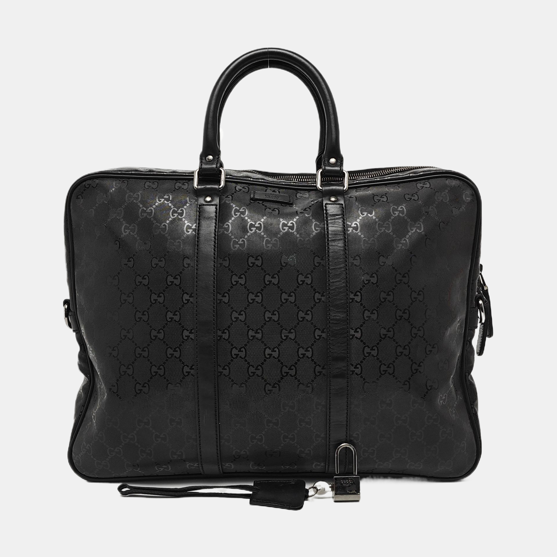 GG Imprime Coated Canvas Black