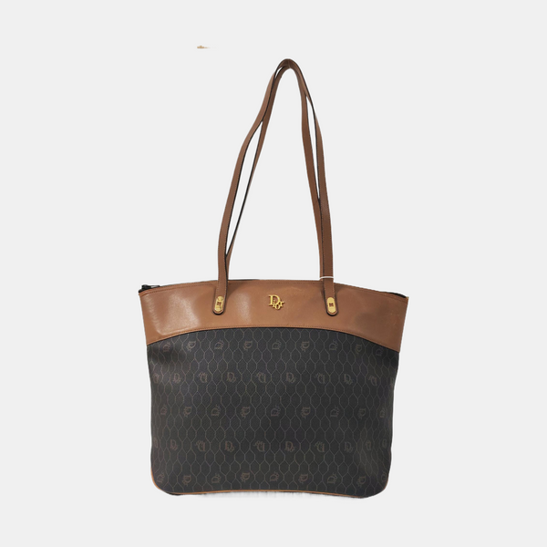Oblique Coated Canvas Black