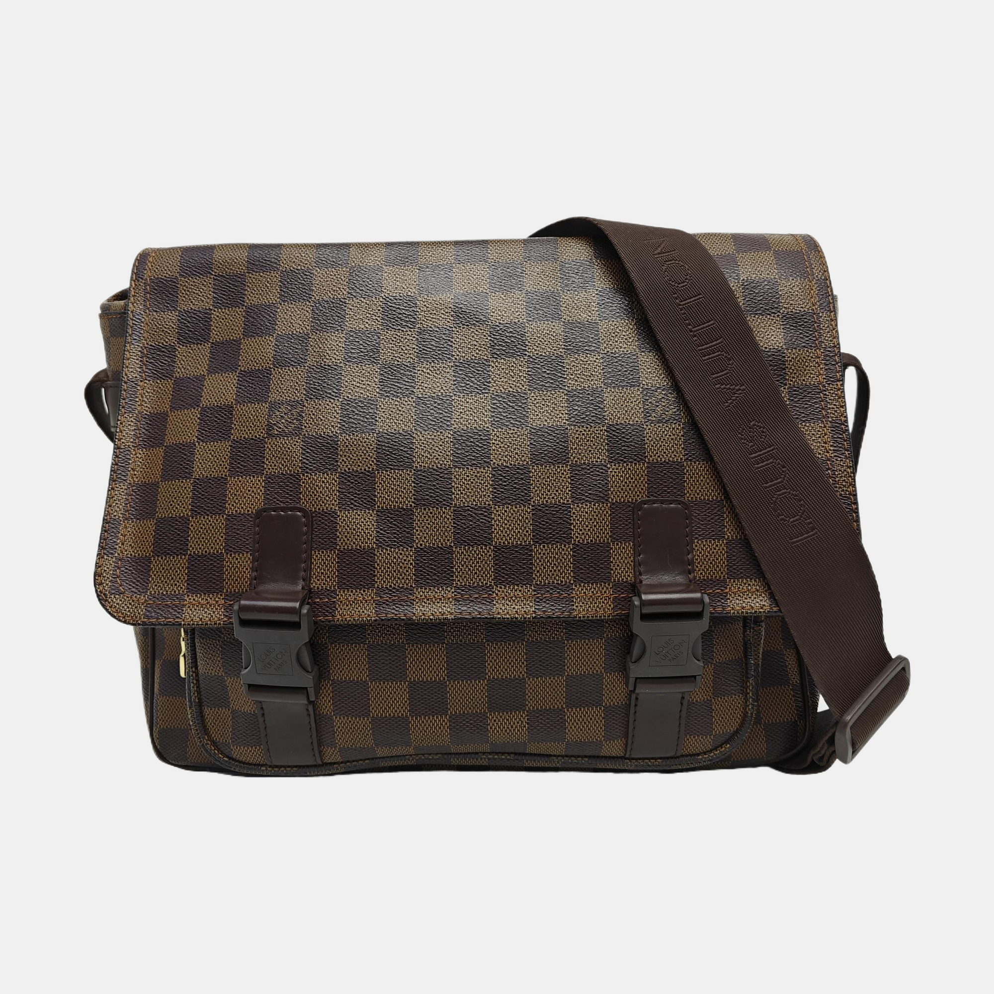 MELVILLE Damier Ebene Coated Canvas Brown