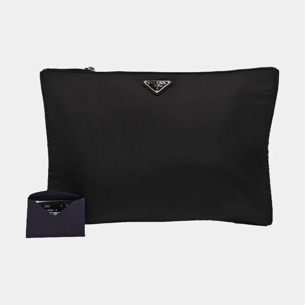 Nylon Clutch Black