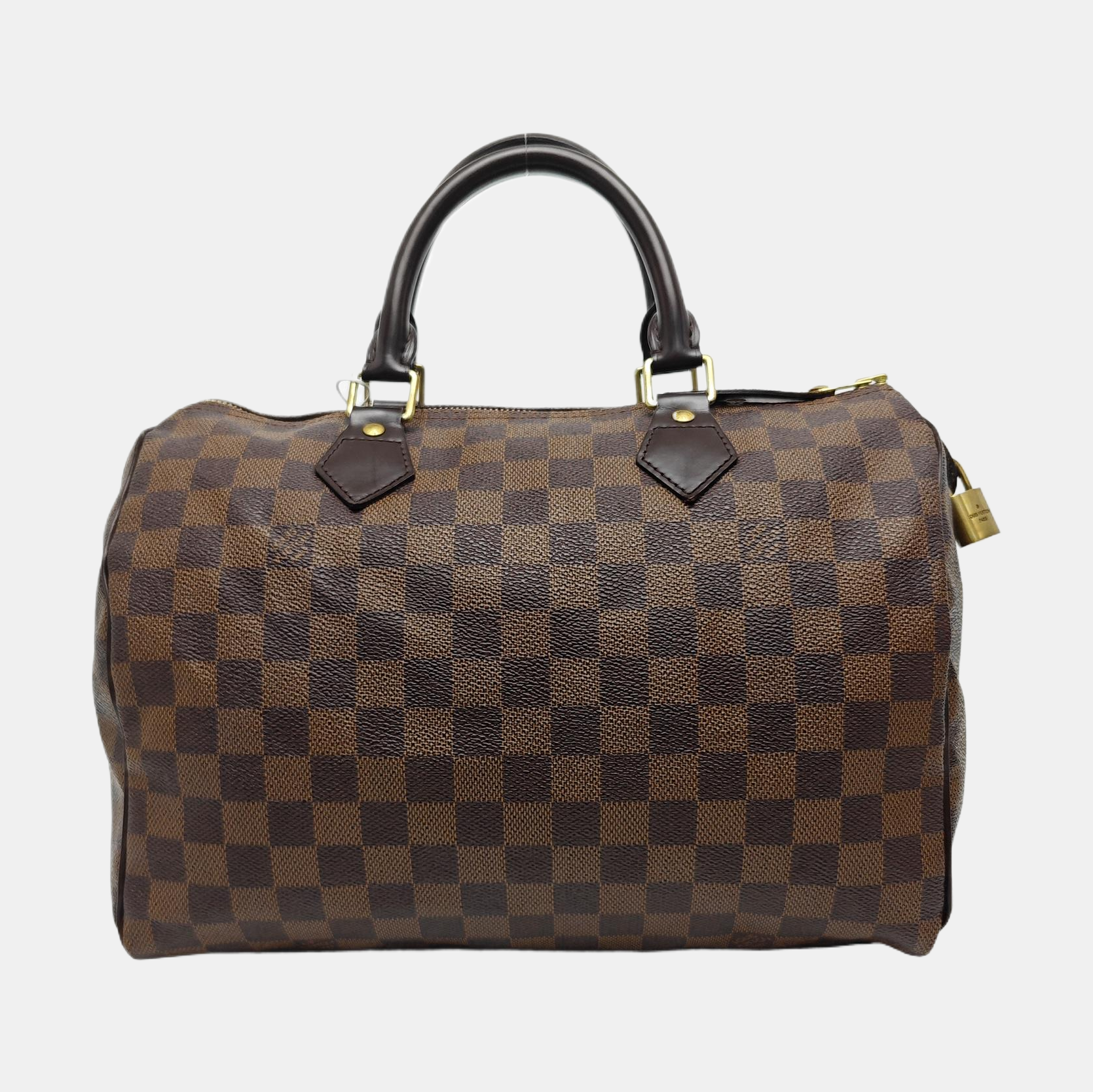 SPEEDY 30 Damier Ebene Coated Canvas Brown