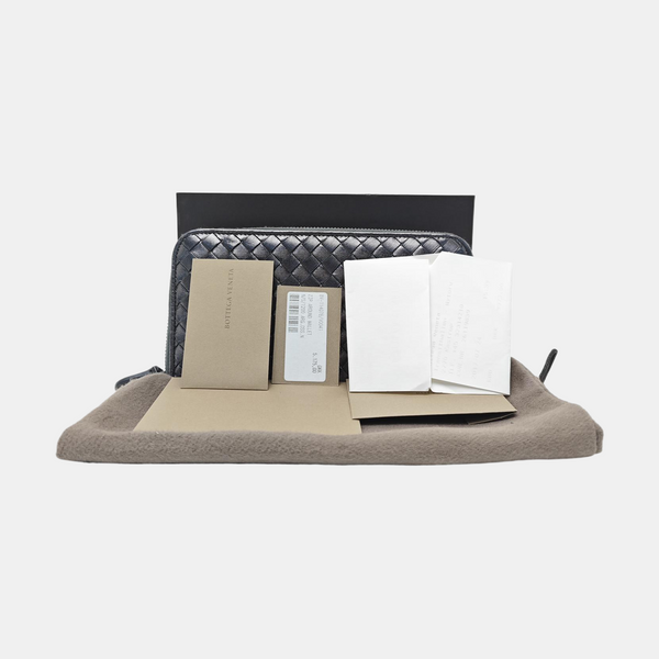 Calfskin Wallet Gray