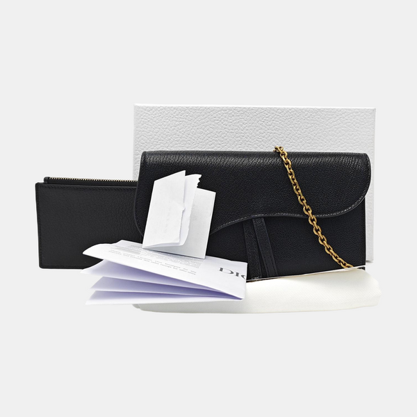 Saddle Mini Calfskin Black