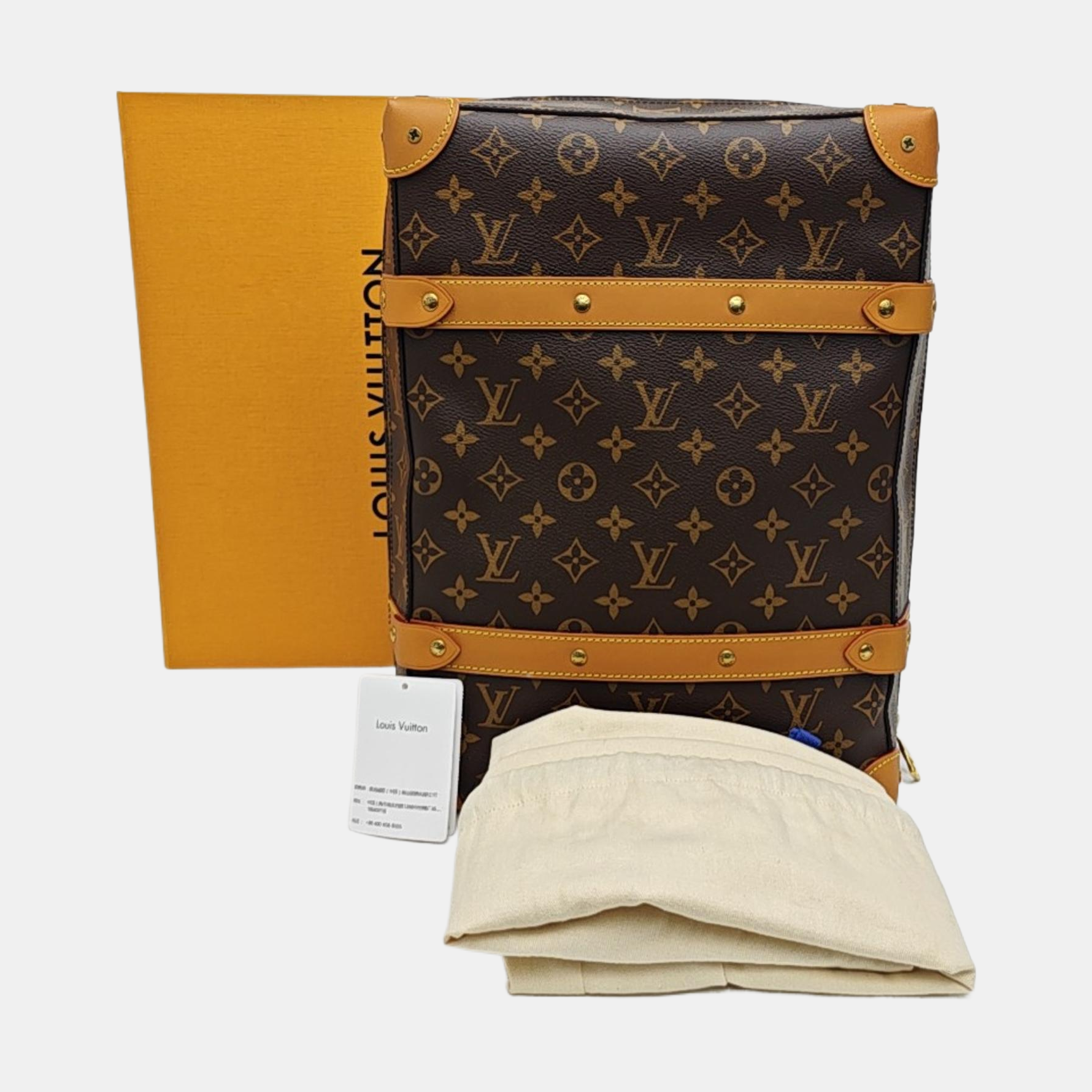 SOFT TRUNK PM Monogram Coated Canvas Brown