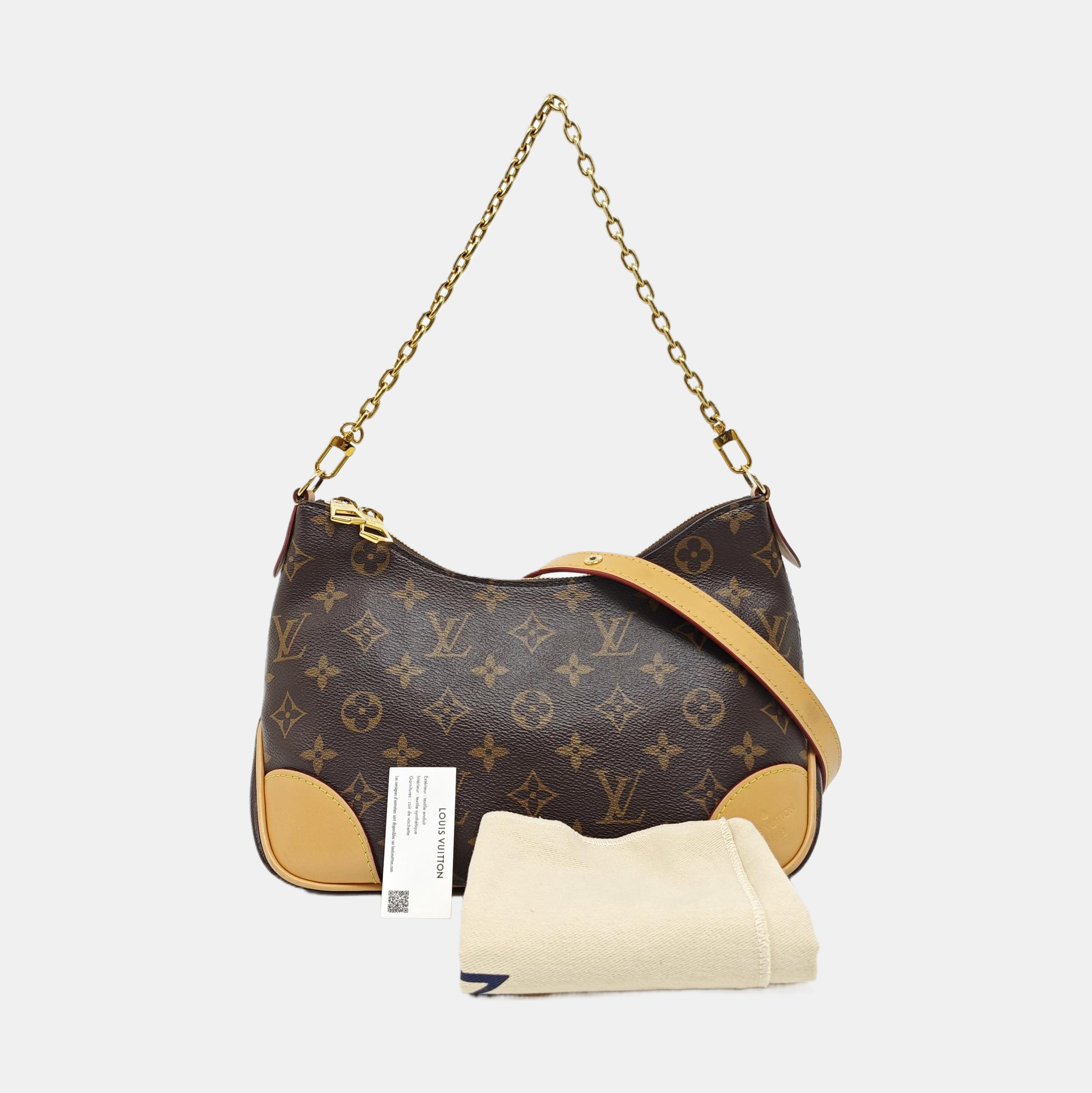 BOULOGNE Monogram Coated Canvas Brown