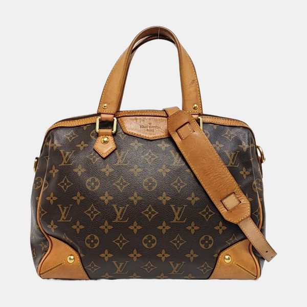 RETIRO NM Monogram Coated Canvas Brown