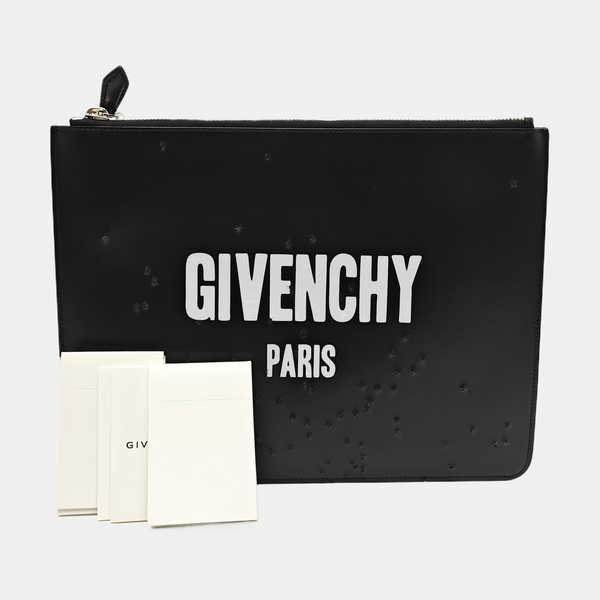 Calfskin Clutch Black