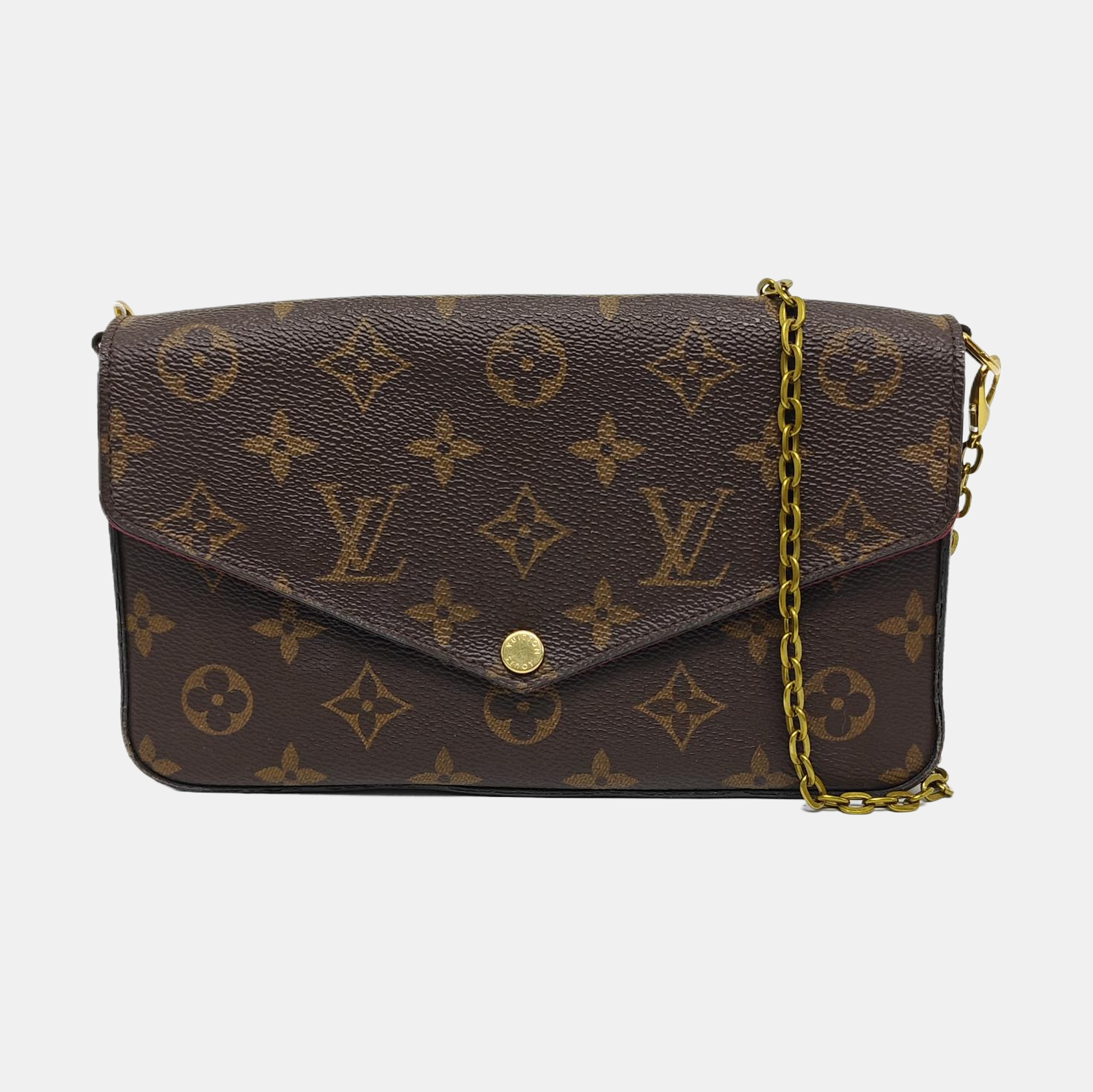 FÉLICIE Monogram Coated Canvas Brown