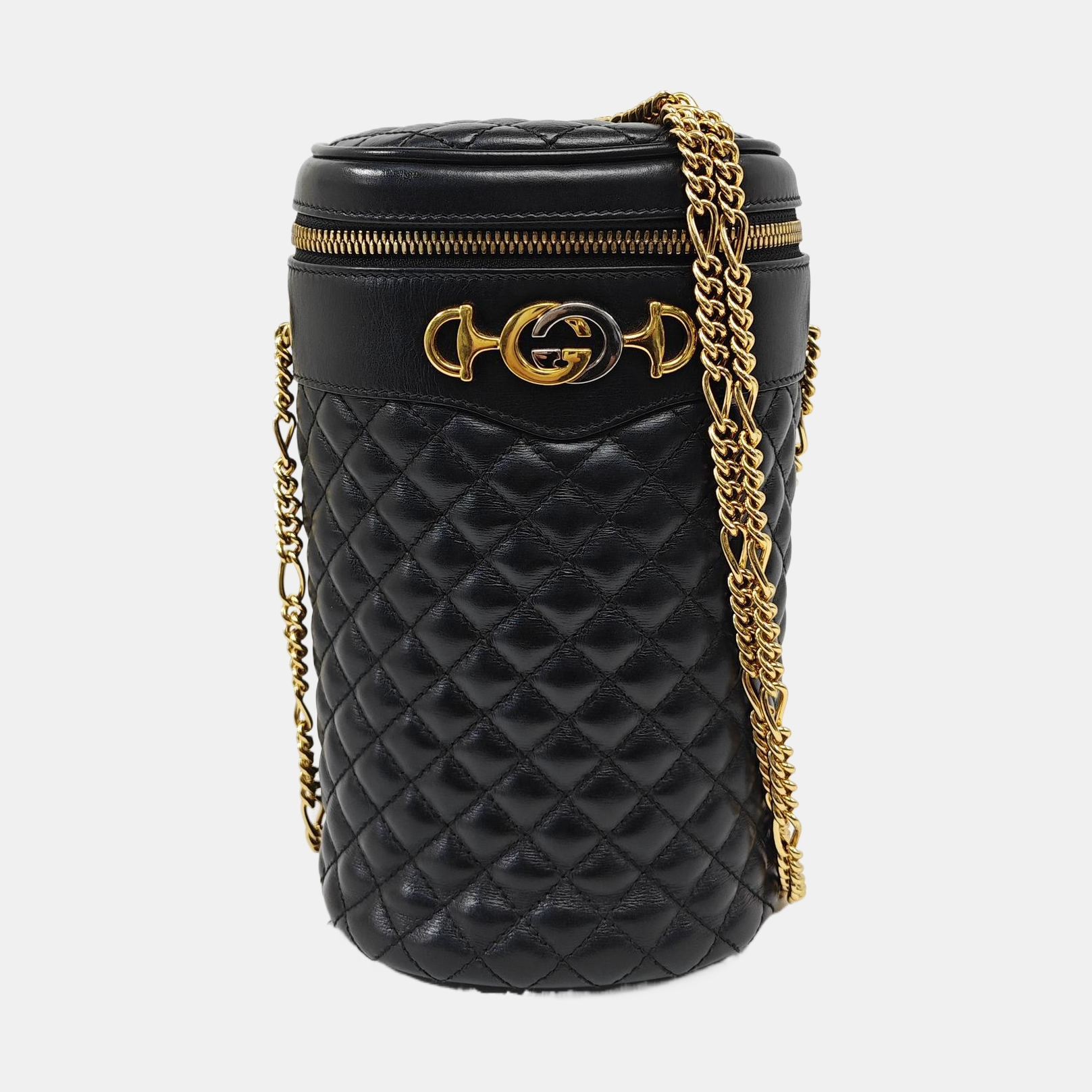Zumi Quilted Calfskin Black