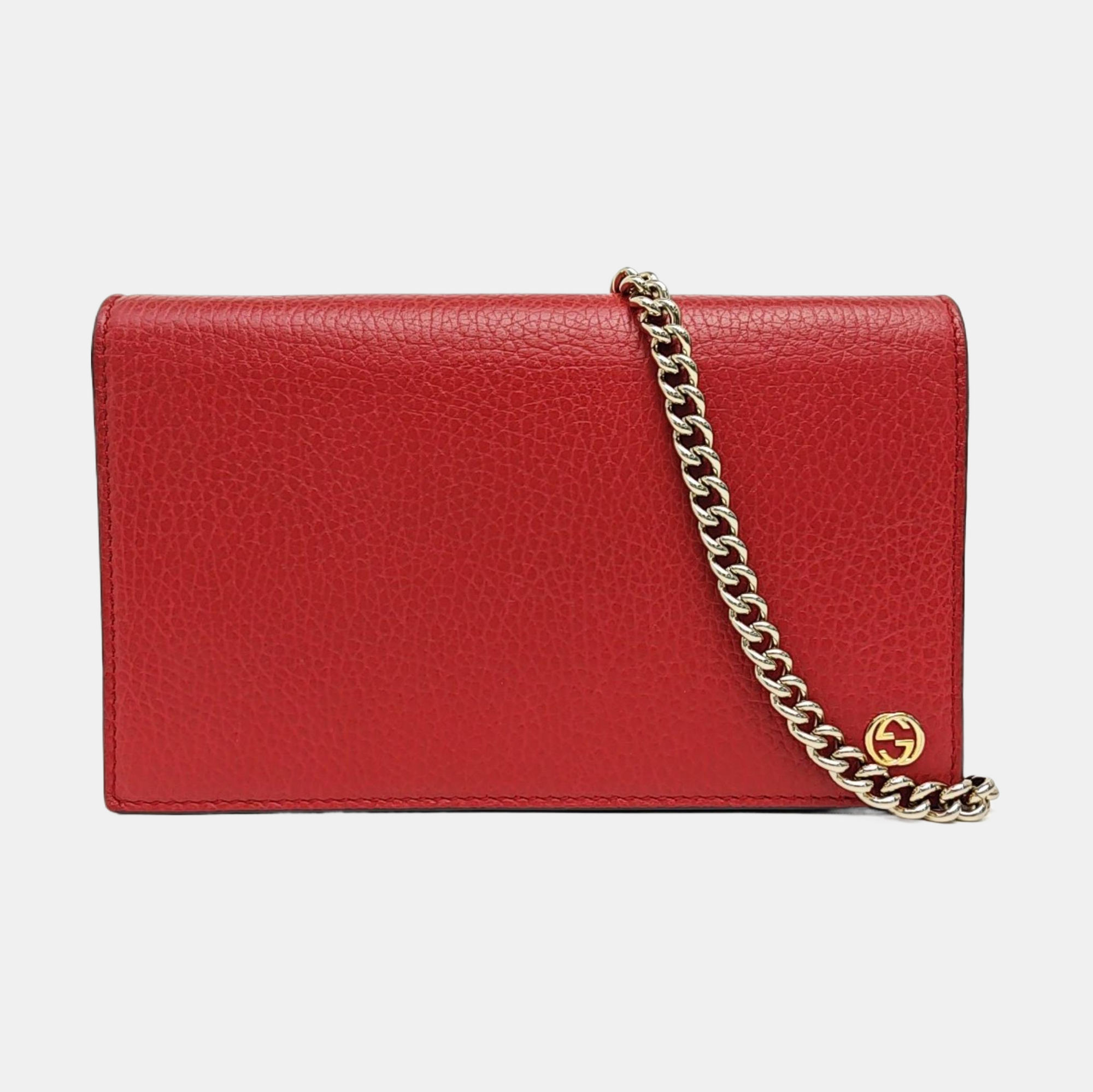 GG Marmont Super Mini Calfskin Red