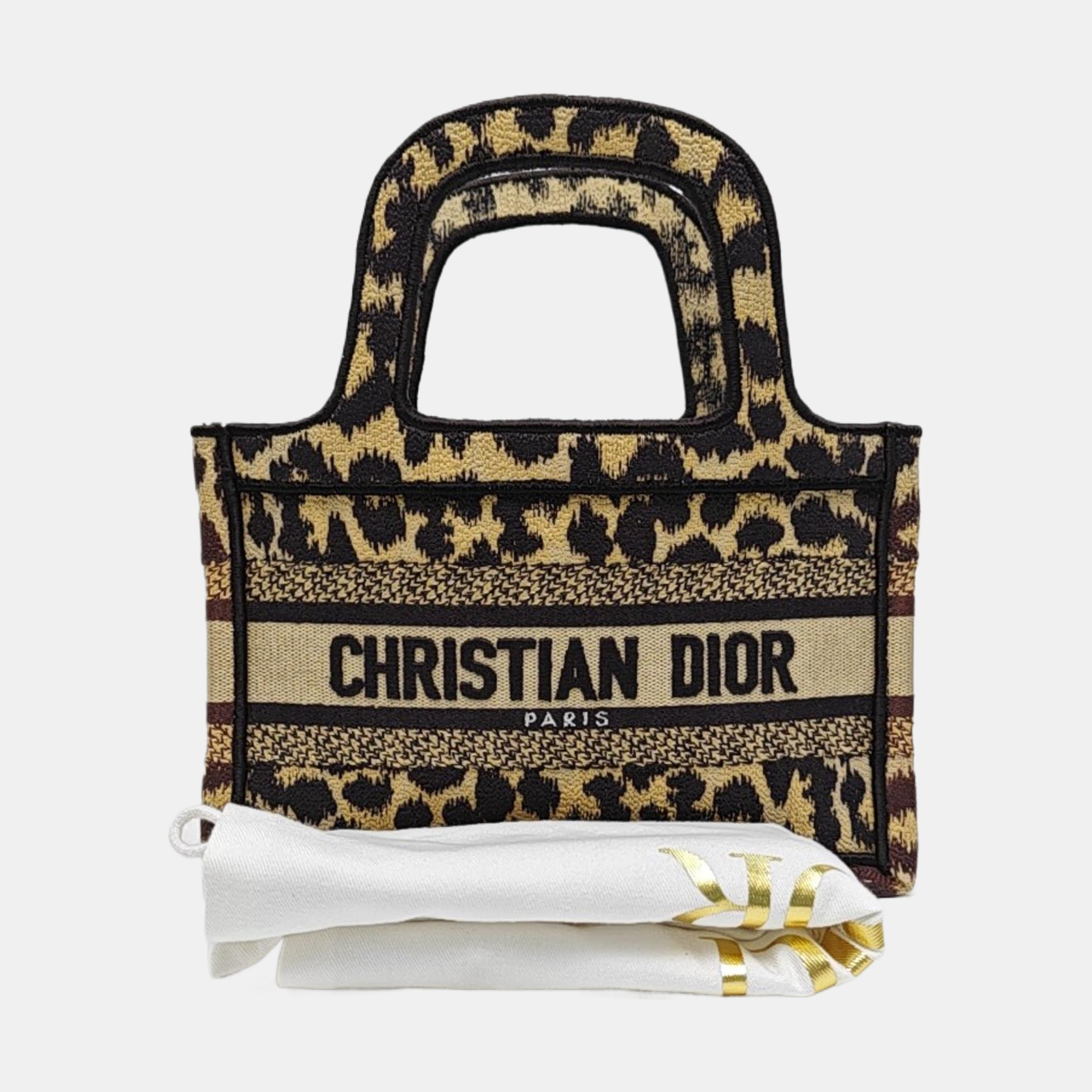 Book Tote Mini Fabric Yellow