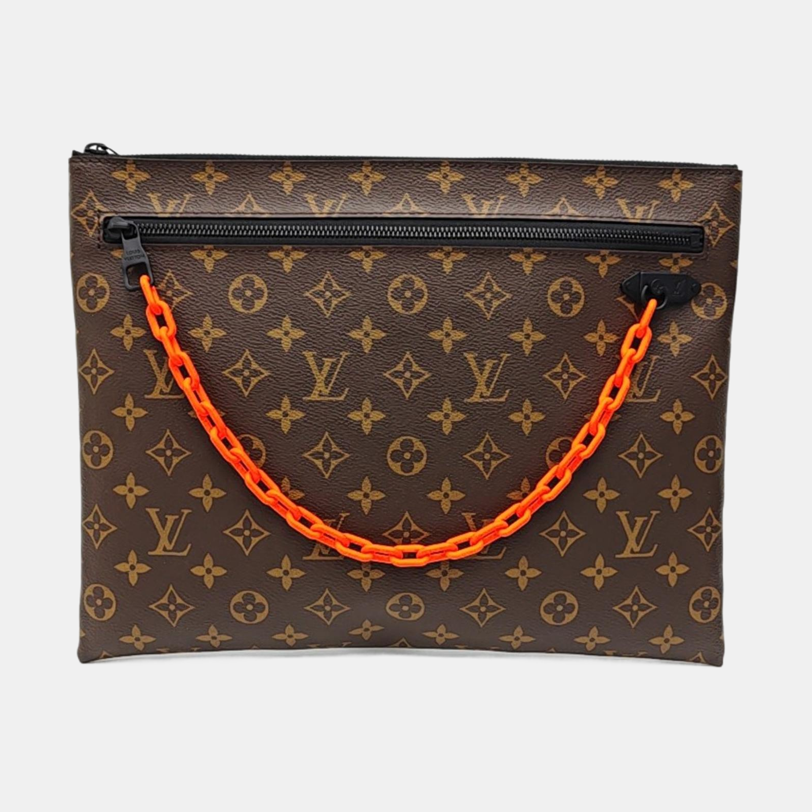 A4 Monogram Coated Canvas Brown