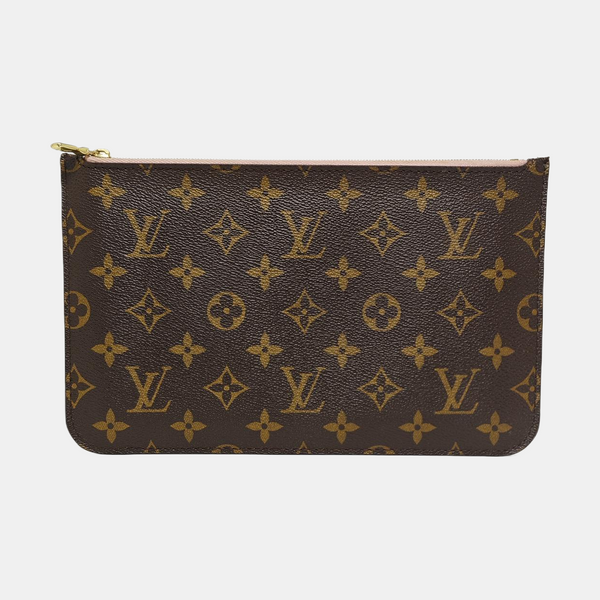 NEVERFULL PM Monogram Coated Canvas Brown