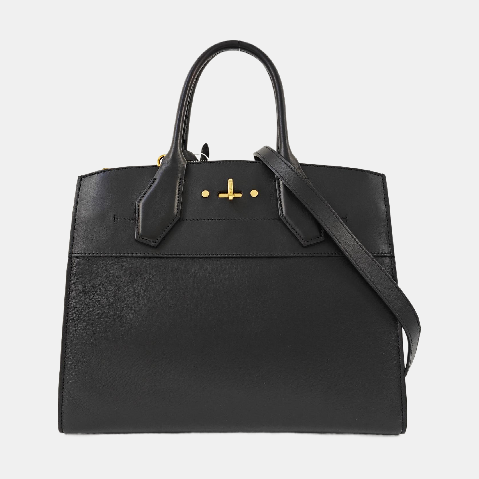 CITY STEAMER MM Calfskin Black