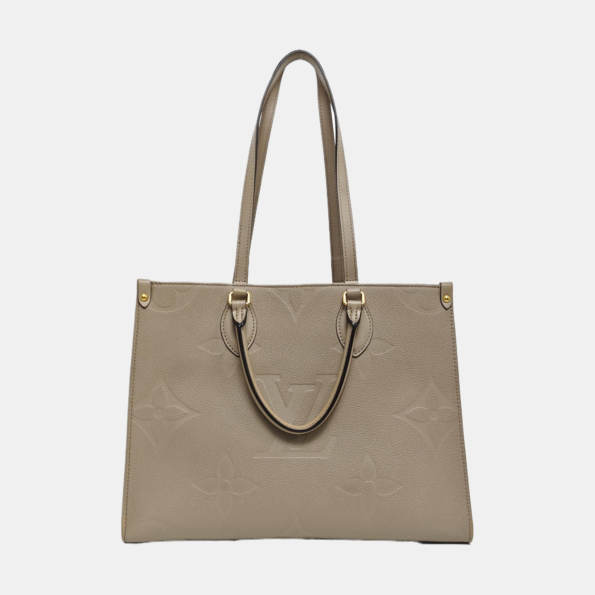 ONTHEGO MM Monogram Calfskin Gray